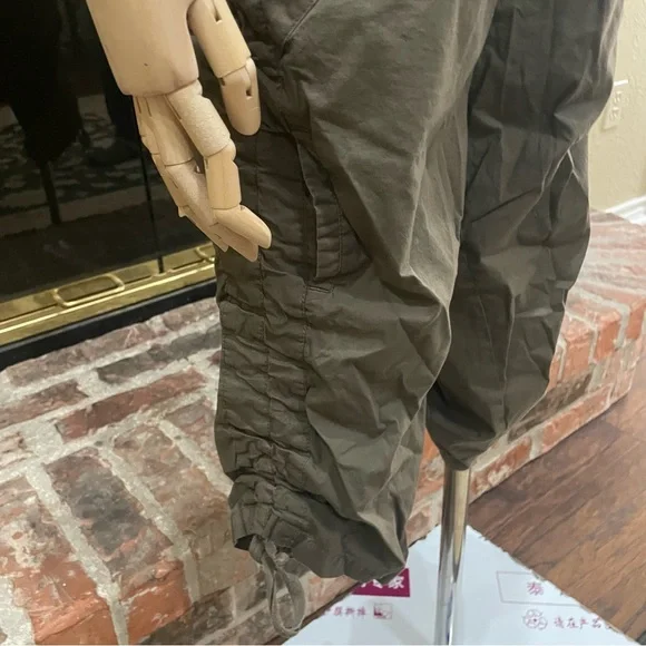Vintage Y2K Jolt army green ruched capri pants / JR 5 / Excellent condition - Picture 8 of 13